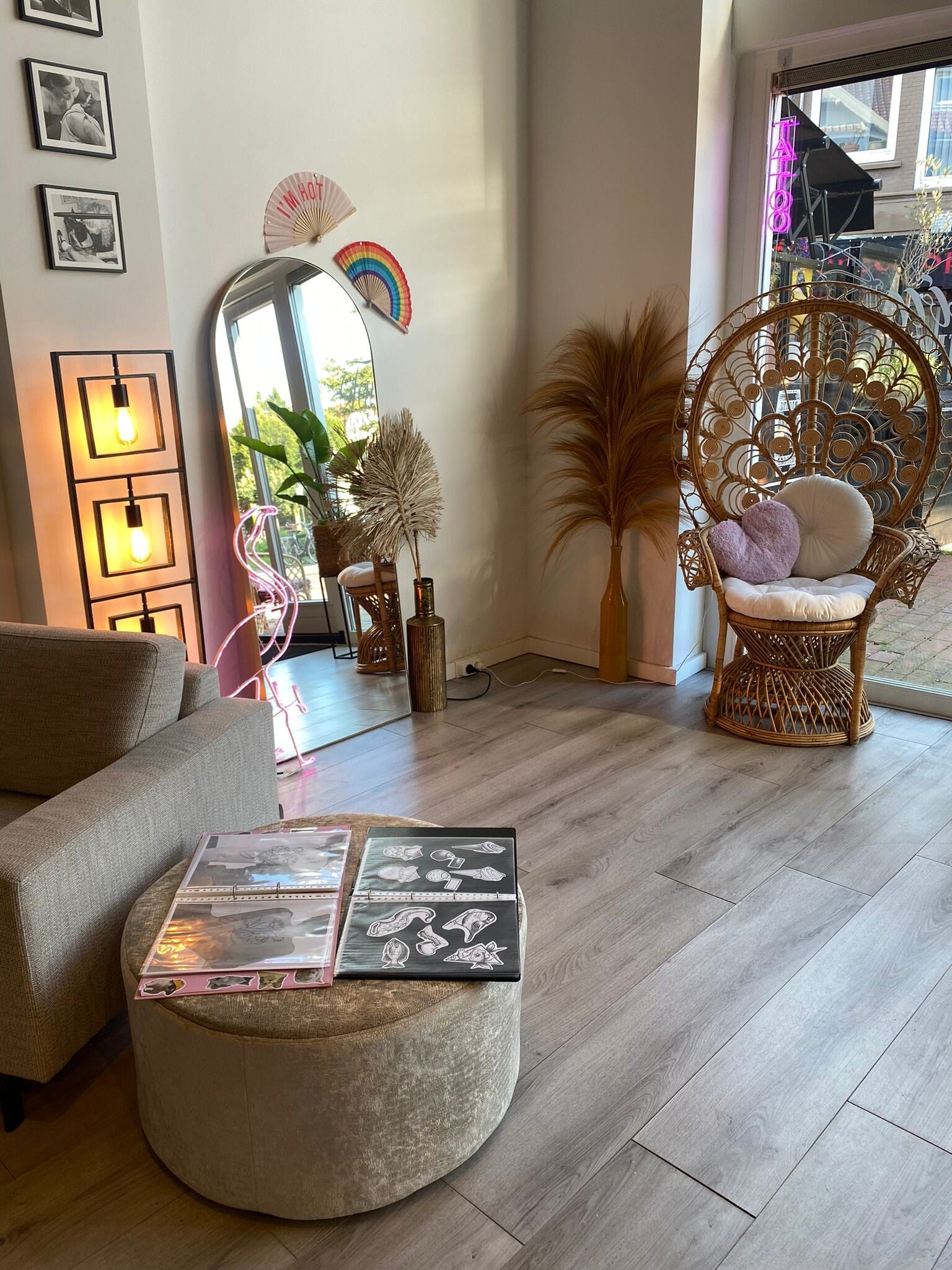 In de studio van Fempire Tattoo Studio, Bussum
