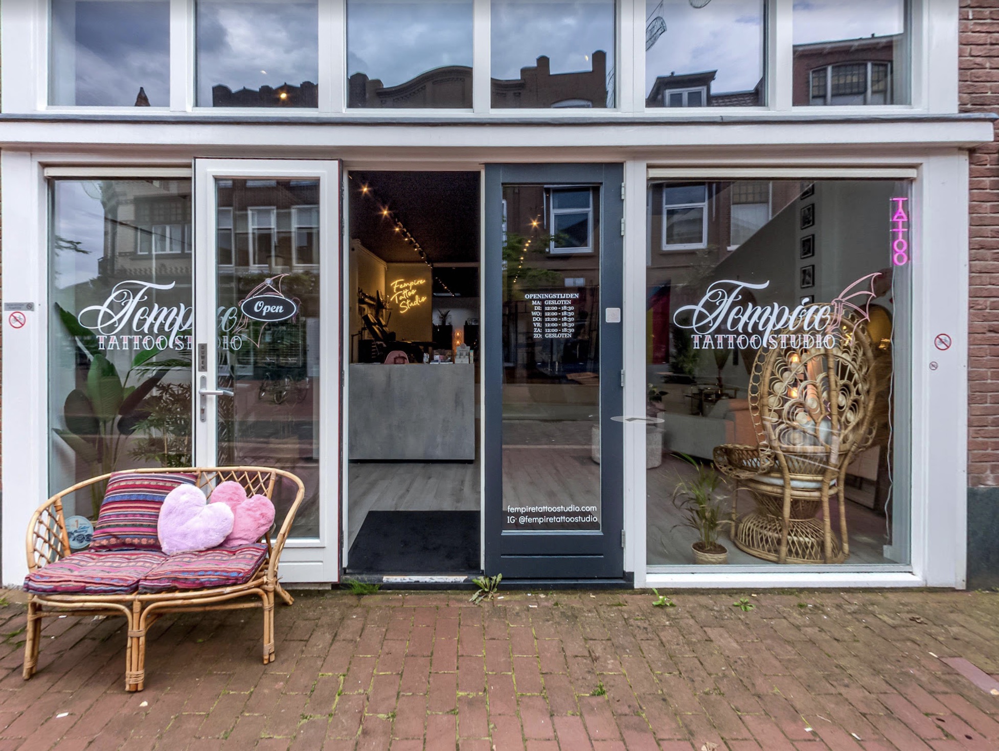 Fempire Tattoo Studio aan de Havenstraat 110 in Bussum